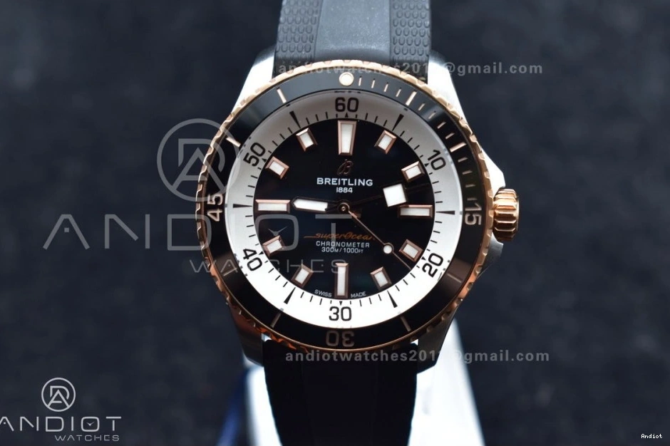 Strap RG SS 1:1 Dial A2824 Black Black 42 on BLSF Automatic Edition Rubber Best SuperOcean 1121